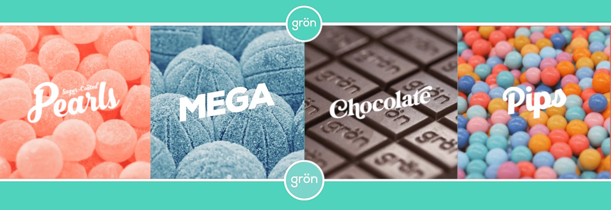 Grön infused edibles - pearls mega chocolate pips