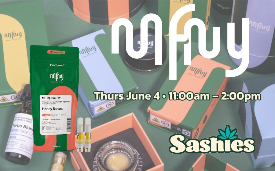 MFNY at Sashies - June 4 11am to 2pm