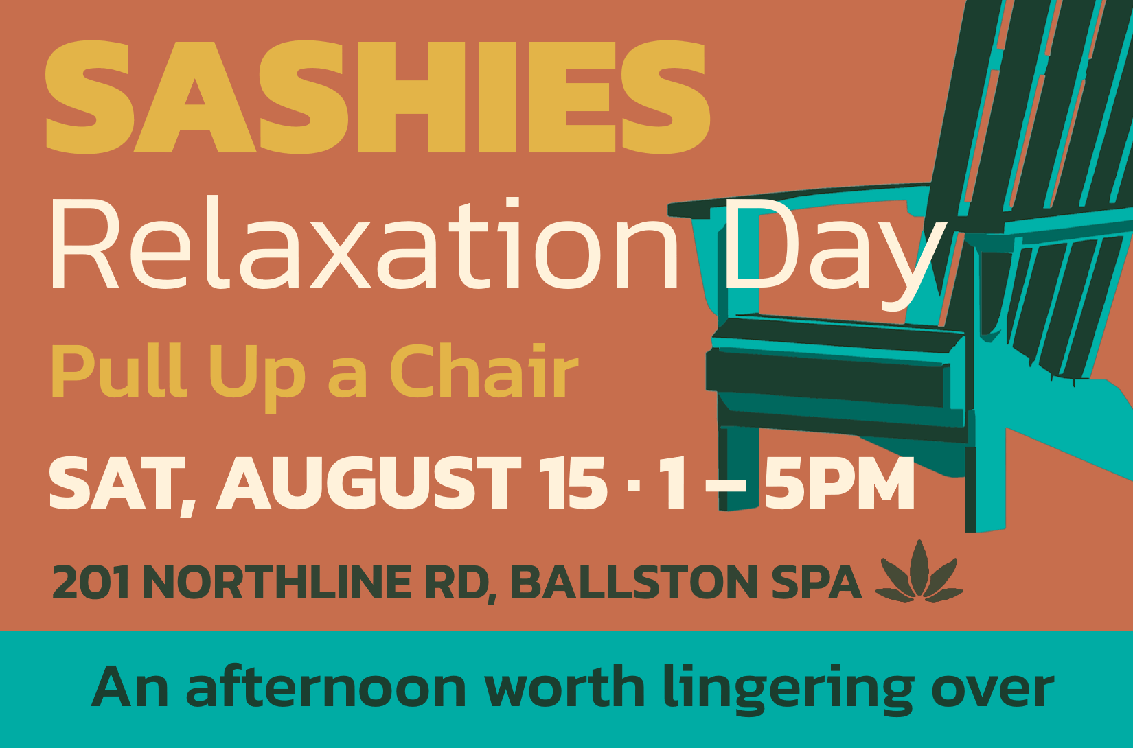 Sashies Relaxation Day - Pull Up a Chair - An afternoon worth lingeriing over