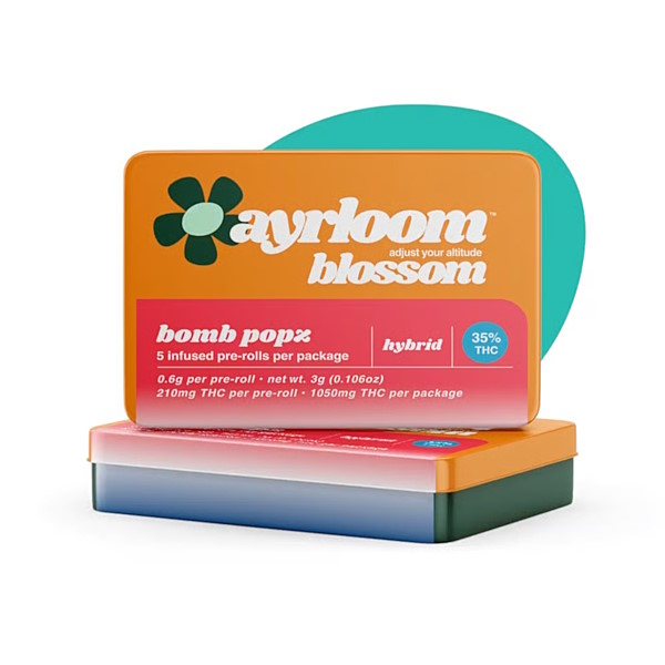 ayrloom - bomb popz 5 Pack Infused Pre-Rolls