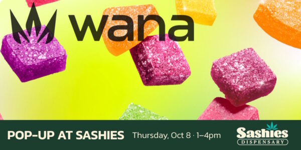 Wana Pop-up at Sashies Oct. 8 1-4pm