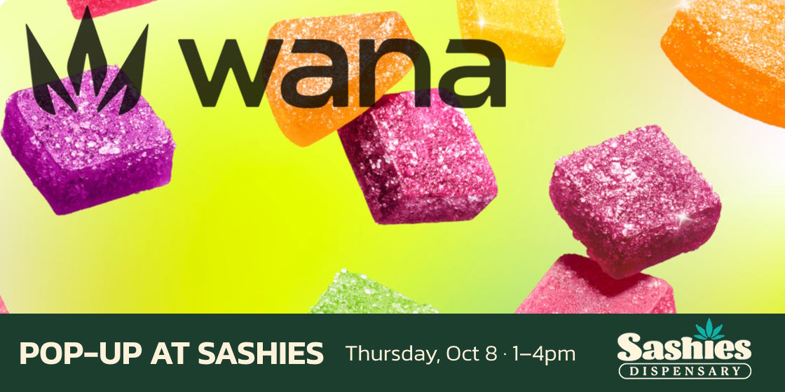 Wana Pop-up at Sashies Oct. 8 1-4pm